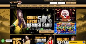 HOTSPOT – Bonus Deposit 50% Sportsbook Member Baru