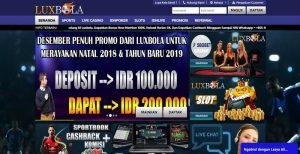 LUXBOLA – Bonus Deposit 100% Sportsbook Member Baru