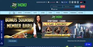 29Hoki – Bonus Deposit 50% Live Casino Member Baru