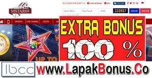 MStar69 – Extra Bonus Deposit 100% Sportsbook Buat Member Baru