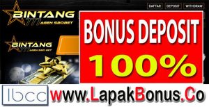 Bintang777.com – Bonus Deposit 100% Sportbook  Buat Member Baru