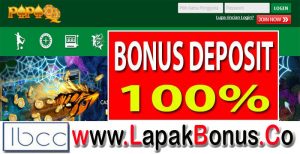 PAPAQQ – Bonus Deposit 100% Slots Game Buat Member Baru