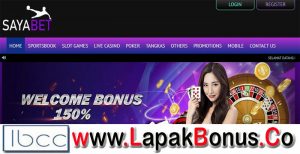 SAYABET – Bonus Deposit 150% SLOTS GAME Buat Member Baru