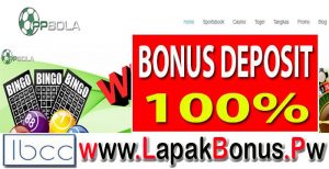 PPBOLA – Bonus Deposit 100% Sportsbook Buat Member Baru