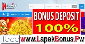 HOKIMAN – Bonus Deposit 100% Sportsbook Buat Member Baru