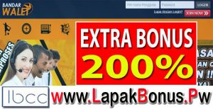 BandarWalet – Extra Bonus Deposit 200% Live Casino Buat Member Baru