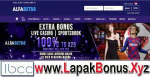 ALFABET88 – Situs Judi LIVE CASINO Terpercaya  EXTRA BONUS DEPOSIT 100% BUAT MEMBER BARU