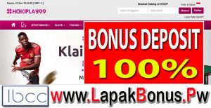 HOKIPLAY99 – Bonus Deposit 100% Sportsbook Buat Member Baru
