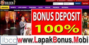 Golden7 – Bonus Deposit 100% New Member Sportsbook
