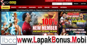 Koi365 – Bonus New Member 100% SPORTSBOOK