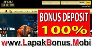 MACAUSLOT88 – BONUS DEPOSIT 100% SPORTSBOOK MEMBER BARU