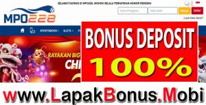 MPO228 – WELCOME BONUS DEPOSIT 100% LIVE CASINO MEMBER BARU