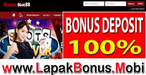 PATENSLOT88 – BONUS NEW MEMBER DEPOSIT 100% SPORTSBOOK