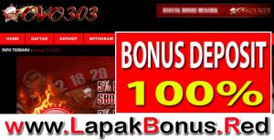 OVO303 – WELCOME BONUS DEPOSIT 100% SPORTSBOOK MEMBER BARU