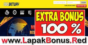 QQBETWAY – EXTRA BONUS DEPOSIT 100% SPORTSBOOK MEMBER BARU