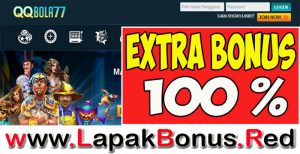 QQBOLA77 – EXTRA BONUS DEPOSIT 100% SPORTSBOOK MEMBER BARU