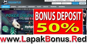 TARUHANPLUS – WELCOME BONUS DEPOSIT 50% SPORTSBOOK MEMBER BARU