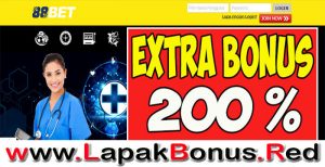 88BET – EXTRA BONUS DEPOSIT 200% LIVE CASINO MEMBER BARU