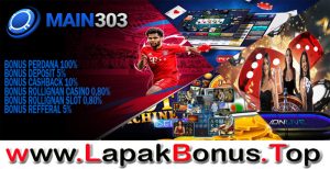 MAIN303 – WELCOME BONUS DEPOSIT 100% SPORTSBOOK MEMBER BARU