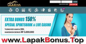 QQDEWA – EXTRA BONUS DEPOSIT 150% LIVE CASINO MEMBER BARU