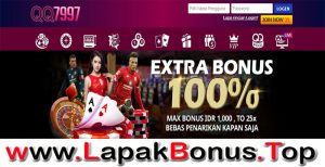 QQ7997 – EXTRA BONUS DEPOSIT 100% LIVE CASINO MEMBER BARU