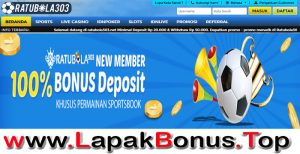 RATUBOLA303 – WELCOME BONUS DEPOSIT 100% SPORTSBOOK MEMBER BARU