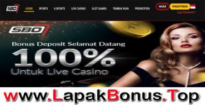 SBO7 – WELCOME BONUS DEPOSIT 100% PERMAINAN LIVE CASINO MEMBER BARU