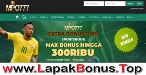 MPO777 – EXTRA BONUS DEPOSIT 100% SPORTSBOOK MEMBER BARU