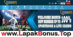 USAHA888 – WELCOME BONUS DEPOSIT 100% SPORTSBOOK MEMBER BARU