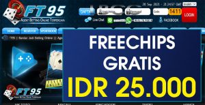 FT95- FREECHIPS GRATIS RP 25.000 TANPA DEPOSIT