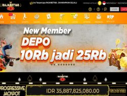 RAJABET168 – BONUS  DEPO 10K JADI 25K MEMBER BARU SLOT GAMES