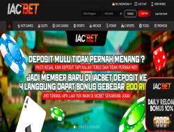 IACBET – BONUS DEPOSIT 100% SLOT GAMES KLAIM DIDEPAN MEMBER BARU