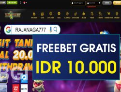 RAJANAGA777 – FREEBET GRATIS RP 10.000 DOWNLOAD APK
