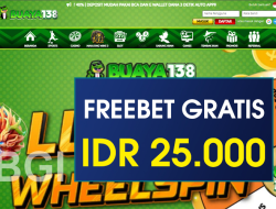 BUAYA138 – FREEBET GRATIS TERBARU TANPA DEPOSIT RP 25.000