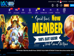 LGO188 – WELCOME BONUS SLOT 20% MEMBER BARU CLAIM DIDEPAN
