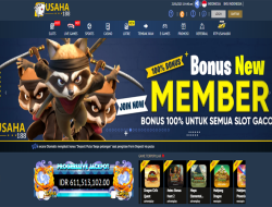 USAHA188 – WELCOME BONUS SLOT 20% MEMBER BARU CLAIM DIDEPAN