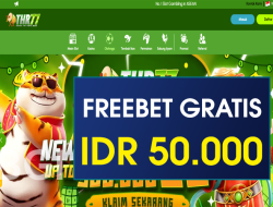 THR77 – FREEBET GRATIS TERBARU TANPA DEPOSIT RP 50.000