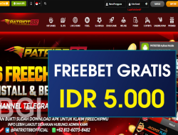 PATRIOT88 – FREEBET GRATIS TERBARU TANPA DEPOSIT RP 5.000