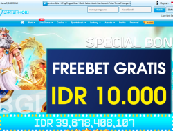 PASIFIKHOKI – FREEBET GRATIS TERBARU TANPA DEPOSIT RP 10.000